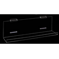 Acrylic Slatwall Video / Boxed Card Shelf